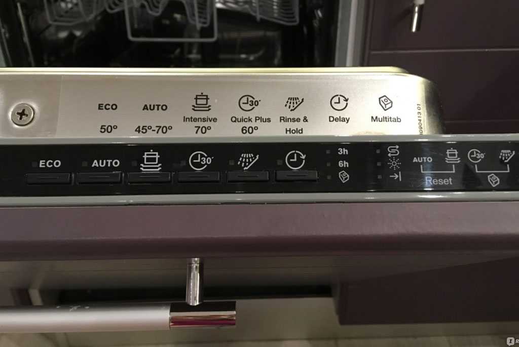 Не горят индикаторы посудомоечной машины Rosieres